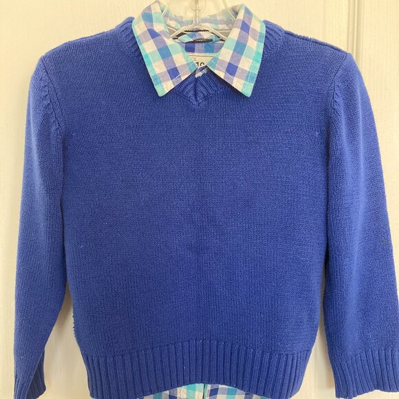 Boy's Sweater Shirt Combo - Size XS (4) - Picture 1 of 8